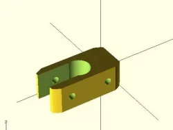 M10 holder for Hall-Î˜ endstop