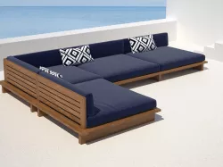 Maldives L-Sectional 3D model