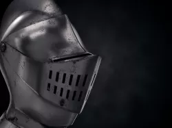 Medieval Knight Armet Helmet Low-poly  3D model