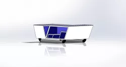 Modern style couch/table