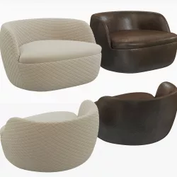 Moooi Bart armchair 3D model