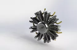 My 9 cyl Radial engine 