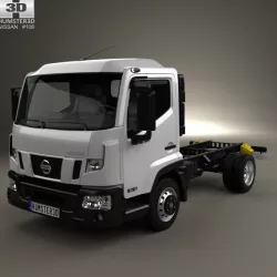 Nissan NT 500 Chassis Truck 2014 3D model