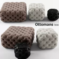 Ottomans box set 3D model
