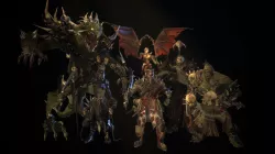 Packing fantastic creatures Low-poly  3D model