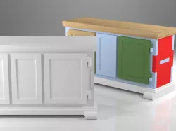 Paper Buffet 3D model