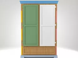 Paper Cupboard 3D model