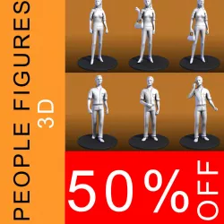 People Figures 3D model