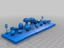 Pie Chess pieces  (Pi vs Pie Chess Set)