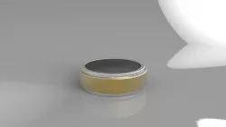 "PLATINUM-GOLD" Finger Ring