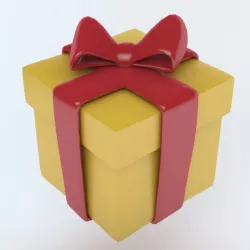 PRESENT  Low-poly  3D model