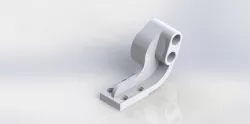 Pump bracket for a thread milling machine 
