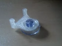 Razor holder with suction cup