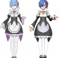 REM 3d from RE zero 3D model