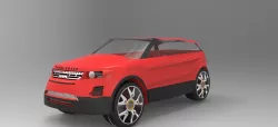 Render Range rover evoque