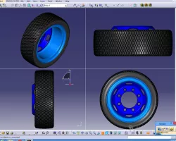 Rim + Tyre Design By Khurram Butt 