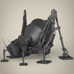 Robotic Grasshopper 3D model