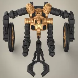 Robotic hand 3D model