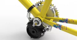 Rotation stopper & vibration reducer for Sunstar iBike motor