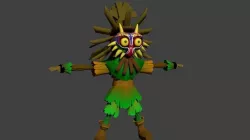 Skull Kid Zelda Low-poly  3D model