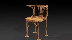 Steel Chair - Garden Ornament.