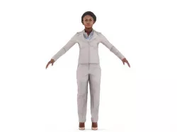 Sydney rigged 1 3D model