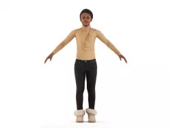 Sydney rigged 2 3D model