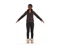 Sydney rigged 3 3D model