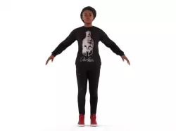 Sydney rigged 6 3D model