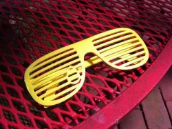 Teardrop Shutter Shades For Print