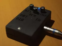 Thinner case for Behringer VD-400 delay pedal