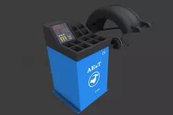 Tire Balancing Machine Low-poly  3D model