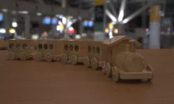 Train de bois - Train of wood