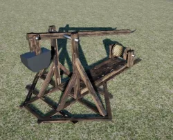 Trebuchet Low-poly  3D model
