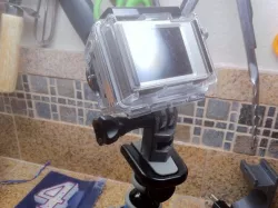 tripod adapter for GoPro with drop-in captive nut