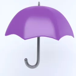 UMBRELLA Low-poly  3D model
