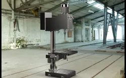 Vertical Drill along with conical drill bit