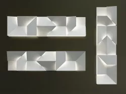 Wall Shadows Long 3D model