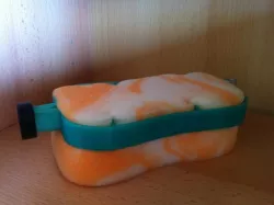 Wash your back with the sponge