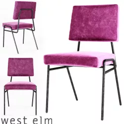 West Elm - Wire Frame Dining Chair 3D model