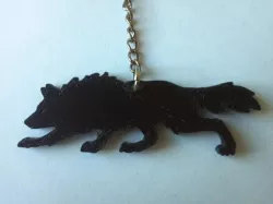 Wolf Keychain