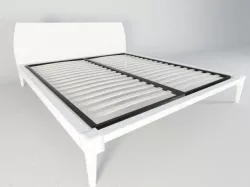 Wood Bed 3D model