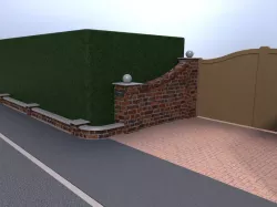 Wooden gate