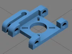 Z motor Mount with upright integration