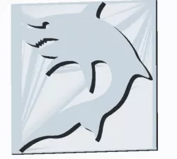 3D/2D Shark