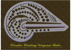 3D Winding Diagram-Circular Winding Ruler