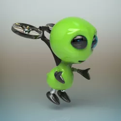 Alien robot 3D model