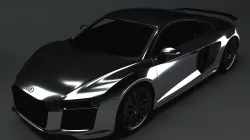 Audi R8 V10 plus 3D model