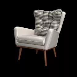 bade chair Low-poly  3D model