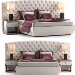 Bed KESY XL Capital Collection 3D model